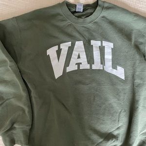 Vail crew neck sweatshirt - green